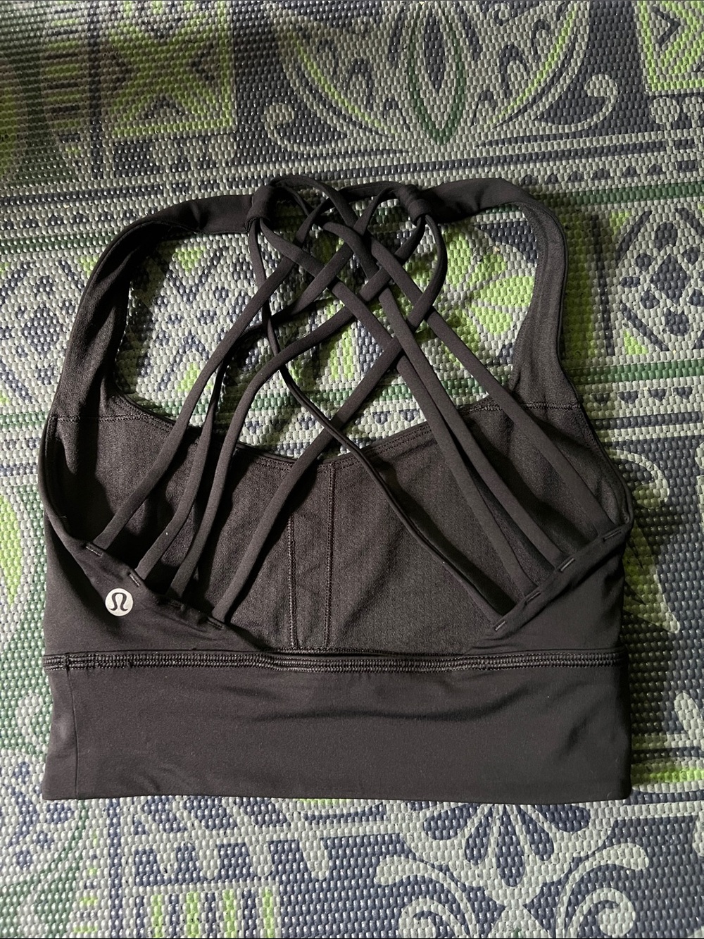 lululemon athletica Black Multi-Strap Sports Bra